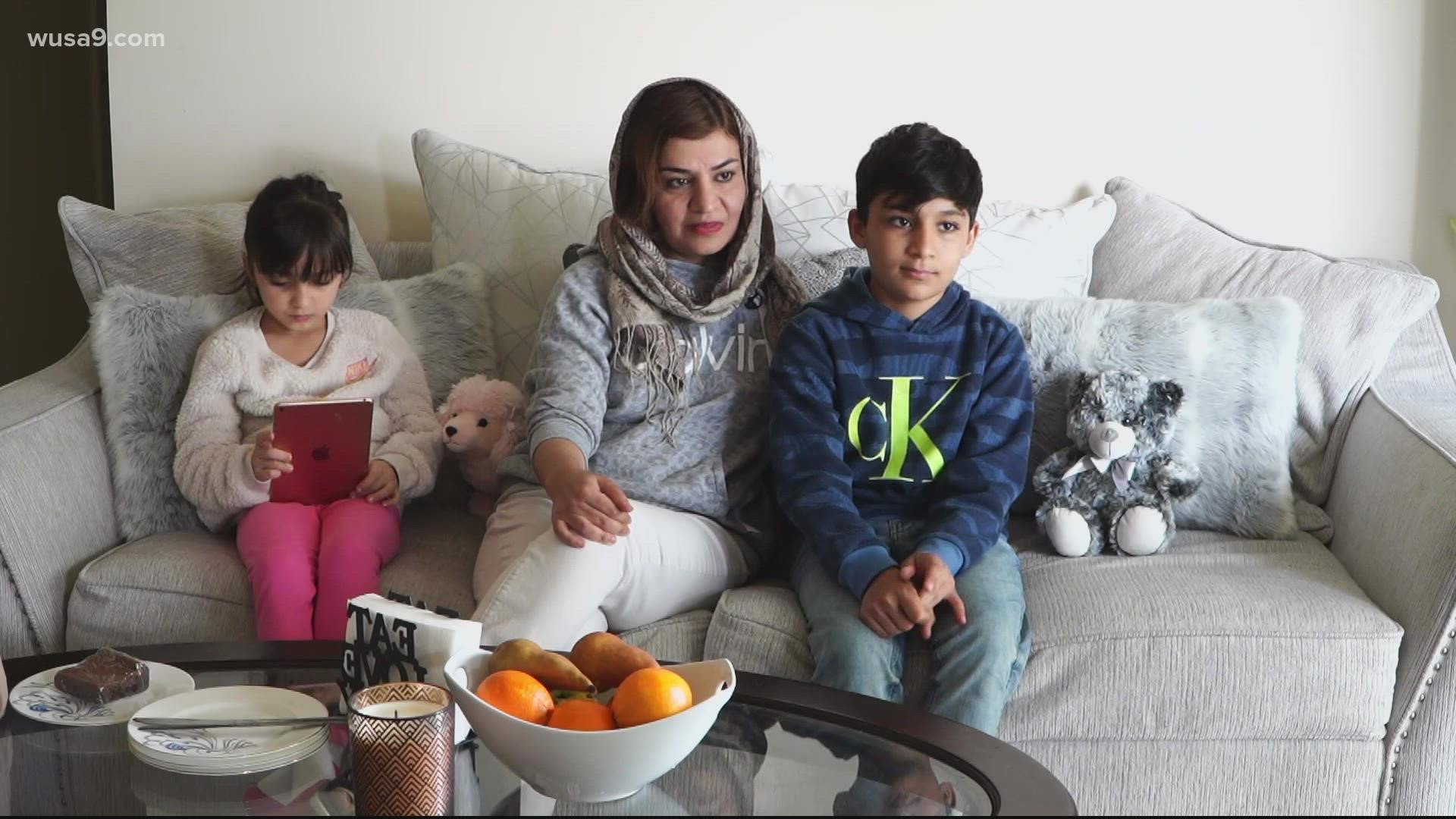 8-year-old Mina and 13-year-old Faisal survived the bomb in Afghanistan that killed their mother.