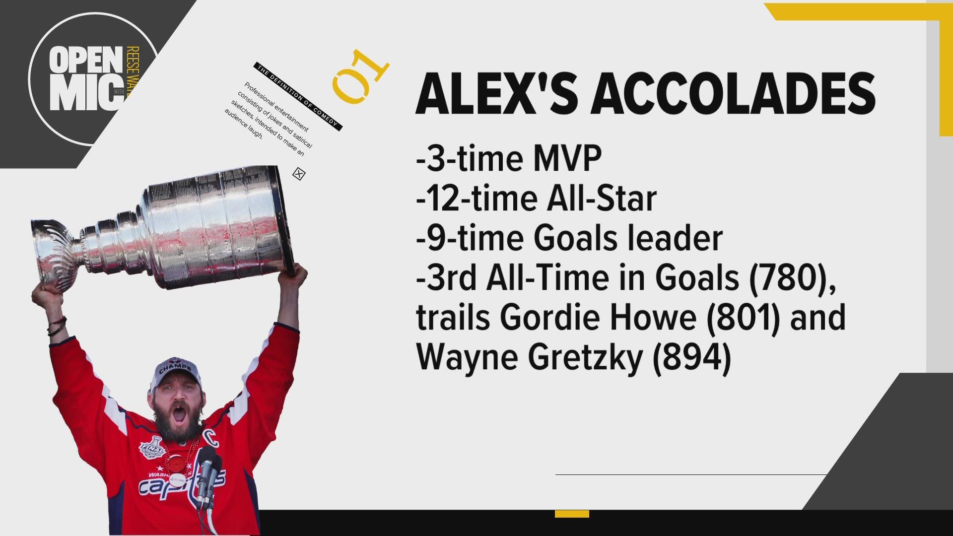 The Capitals' star hockey player has some competition. Reese Waters argues the DC GOAT is former Wizards star Gilbert Arenas. Views in this video are commentary.