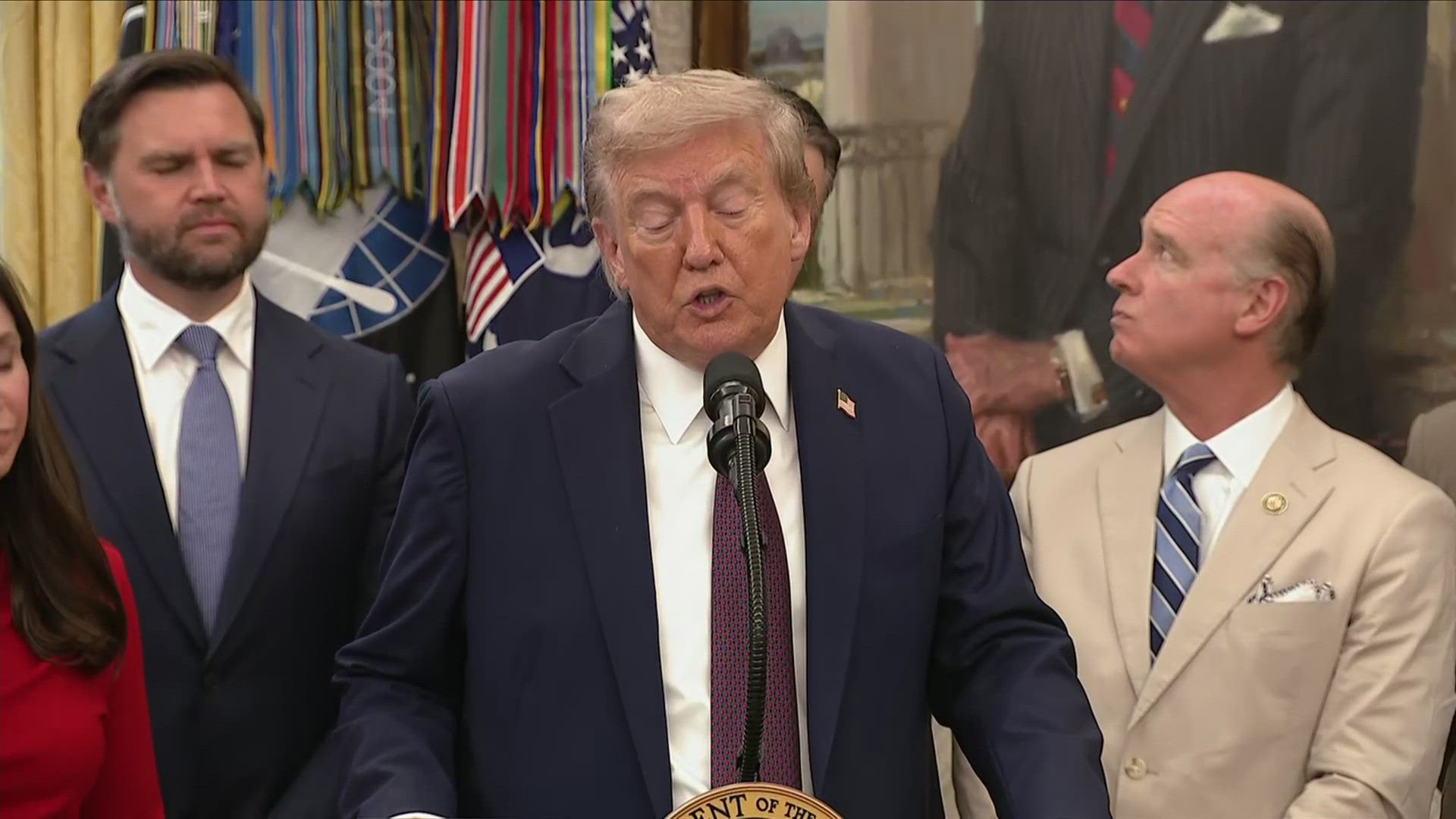 Trump announces Space Command is moving from Colorado to Alabama | wthr.com