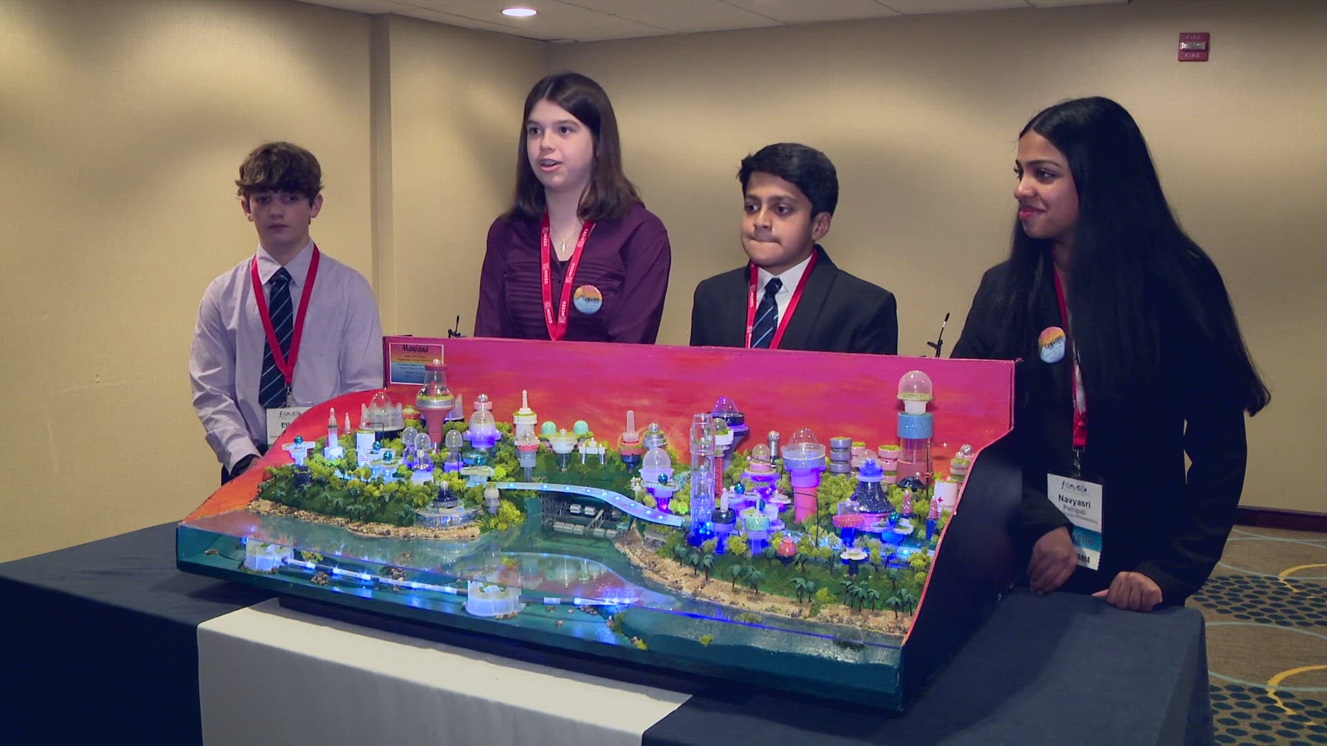 Students competed in the Future City Competition and we sent our Meteorologist Makayla Lucero to see what kinds of cities the kids created.