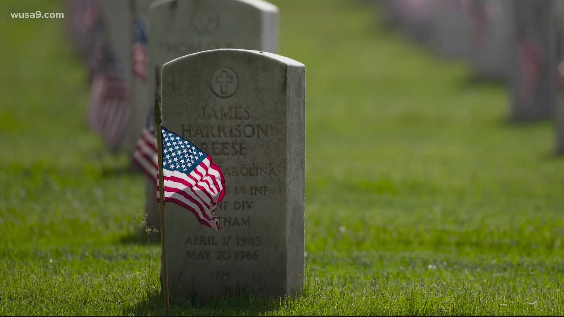 President Trump tweeted about enforcing a law that carries criminal penalties of up to 10 years imprisonment for those who desecrate a veterans' memorial.