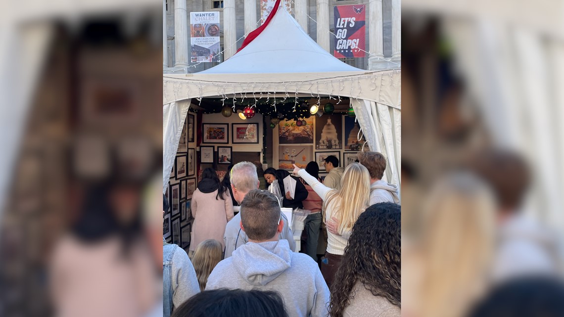 Joe Shymanski artwork displayed at DC Downtown Market | fox43.com