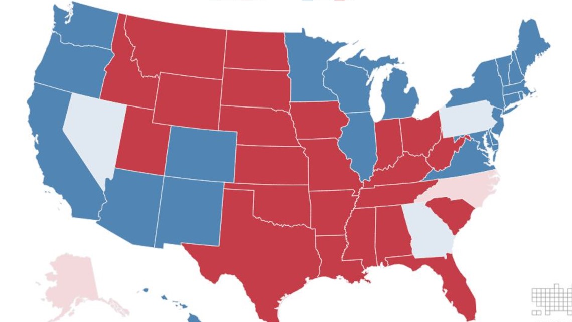 MAP: Live U.S. battleground state results | wthr.com