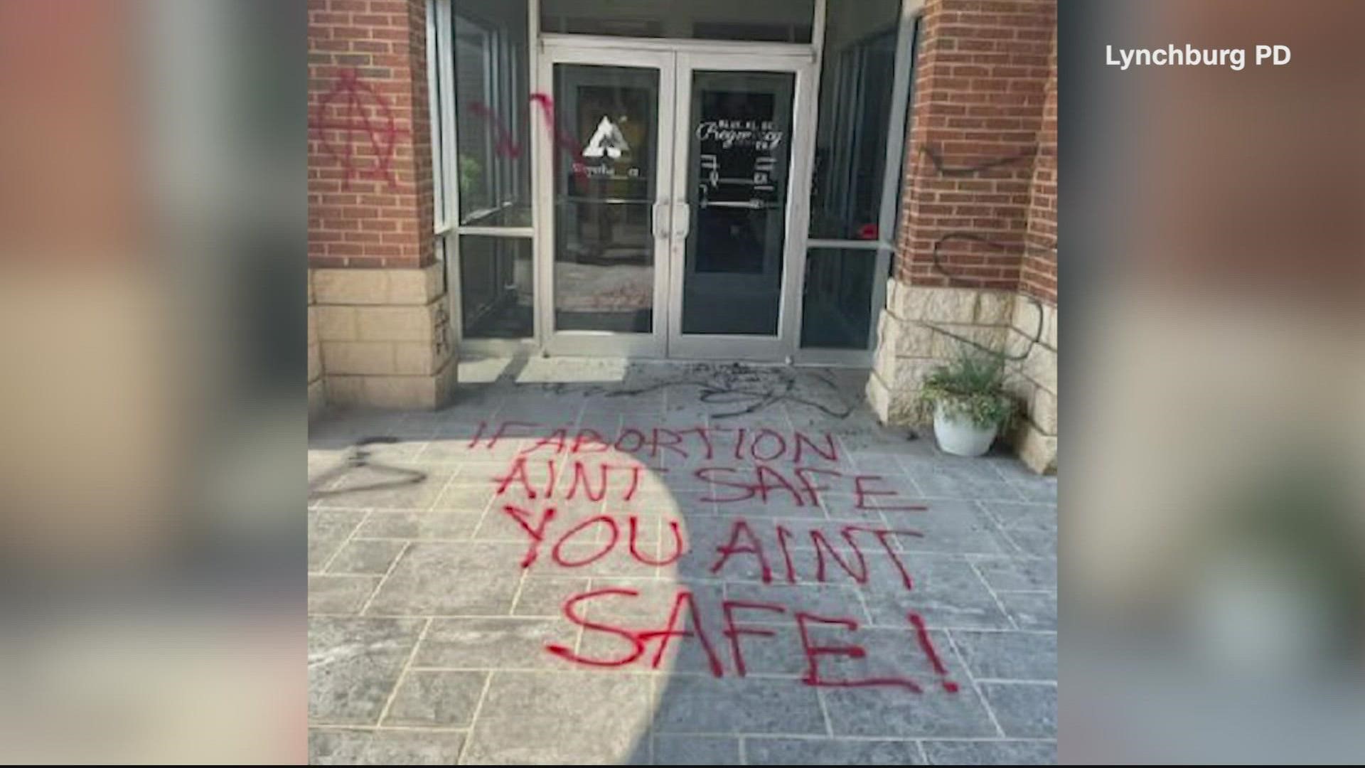 Police are investigating two separate incidents in Virginia after a church was set on fire and was defaced with graffiti. Then a pregnancy center was vandalized.