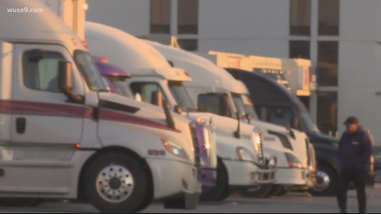 First wave of truck convoys expected on Capital Beltway on Wednesday