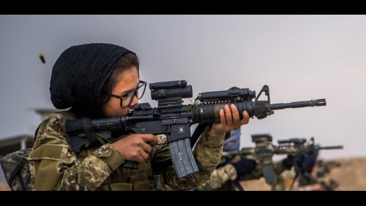 Afghan women who fought side-by-side with American troops fighting to stay in the US