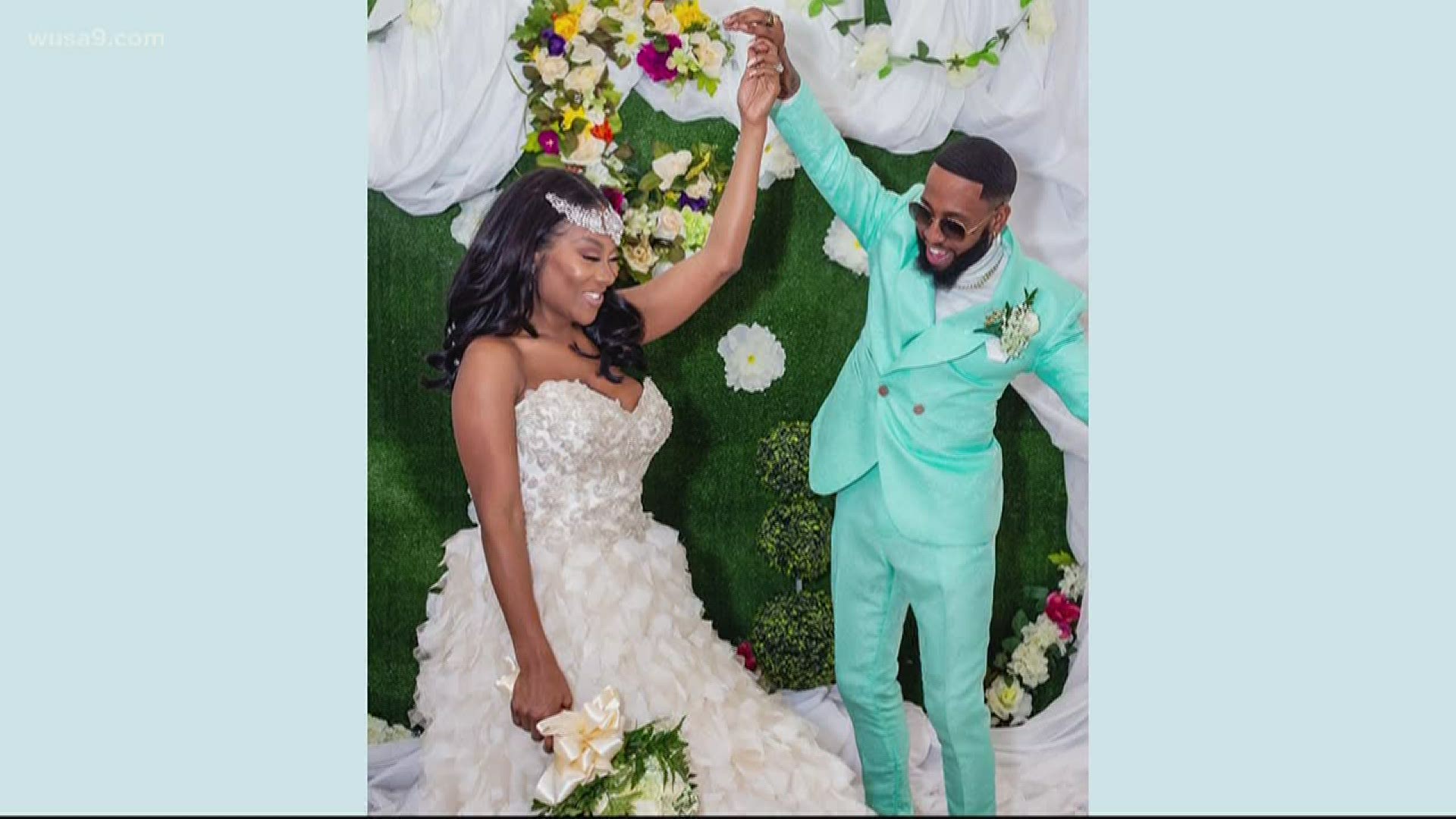 Two Maryland stylists planned their wedding in 10 days and streamed the ceremony live on Zoom, Instagram, YouTube and Facebook.