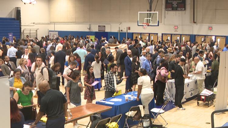 'I’m ready to work seven days a week, ten-hour days' | Fired federal workers flock to Alexandria job fair