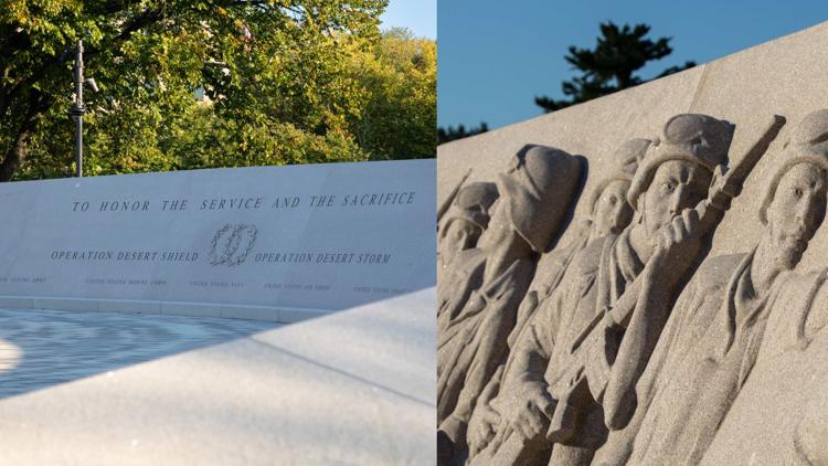 Desert Shield and Desert Storm Memorial honoring Gulf War veterans opens in Washington, D.C.