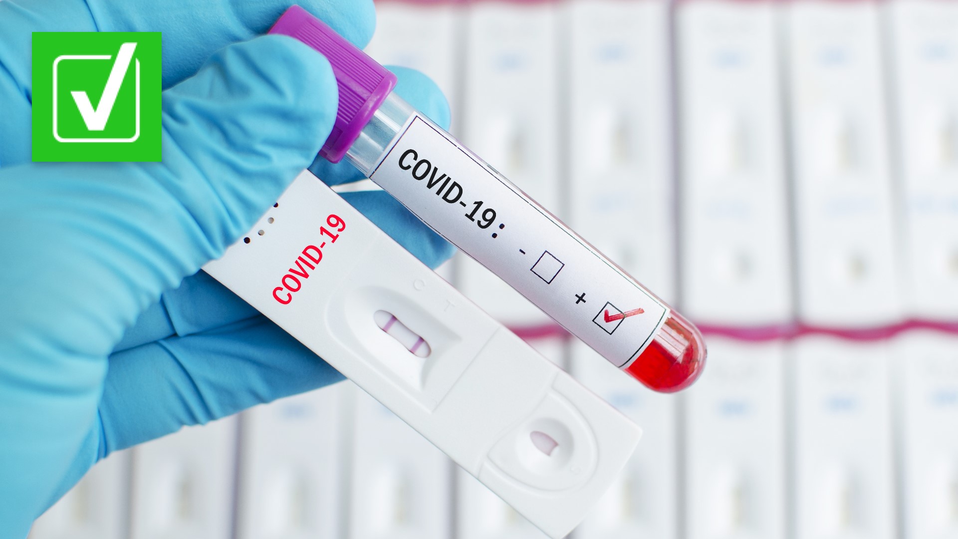 When taking a COVID-19 test at home, getting a good enough sample is key to getting an accurate result.
