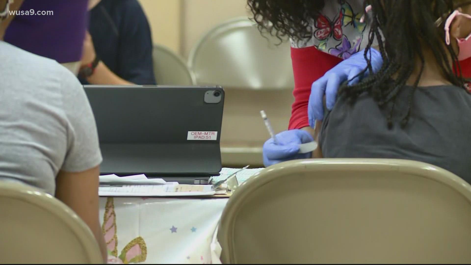 Prince George's County residents, including children ages 5 to 11, began to receive the COVID-19 vaccine at one of many mobile clinics planned through mid-December.