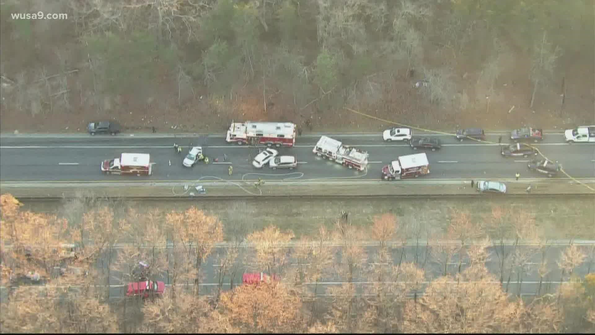 Park Police said all lanes have since reopened.