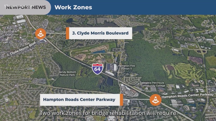 6 crashes reported in 8 hours at site of recent interstate traffic shift