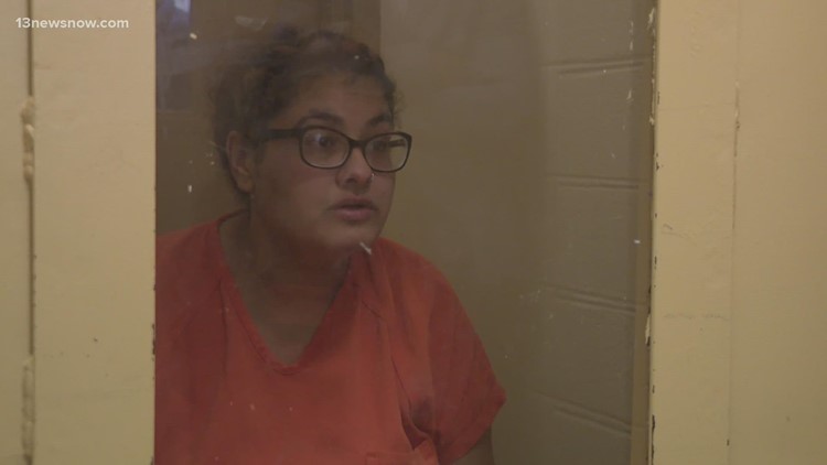 Woman arrested in deadly police-involved shooting speaks out behind bars in Virginia Beach