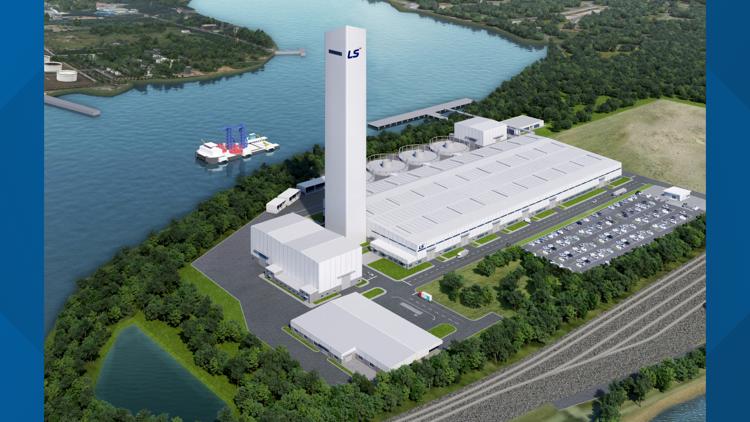 Gov. Youngkin speaks at groundbreaking of new offshore wind cable manufacturing site in Chesapeake