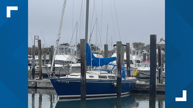 Overdue sailboat found off Delaware's coast, Coast Guard says