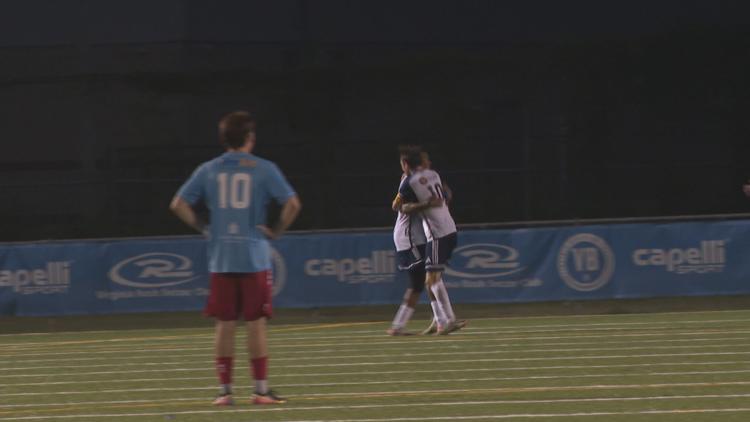 Charlottesville Blues FC stuns division-leading Virginia Beach United on fan appreciation night