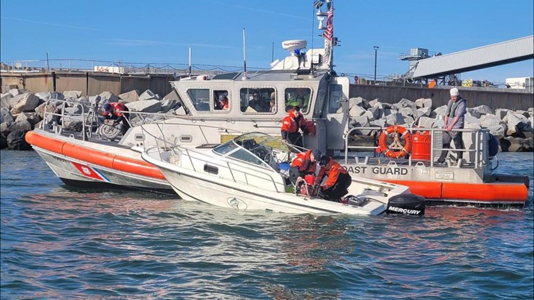 Coast Guard rescues 4 people, including child, from sinking boat by CBBT