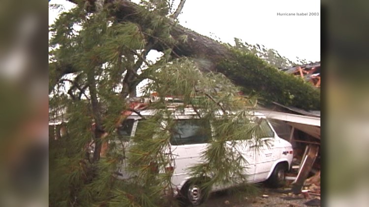 13News Now Vault: Stories from Hurricane Isabel, nearly 20 years ago