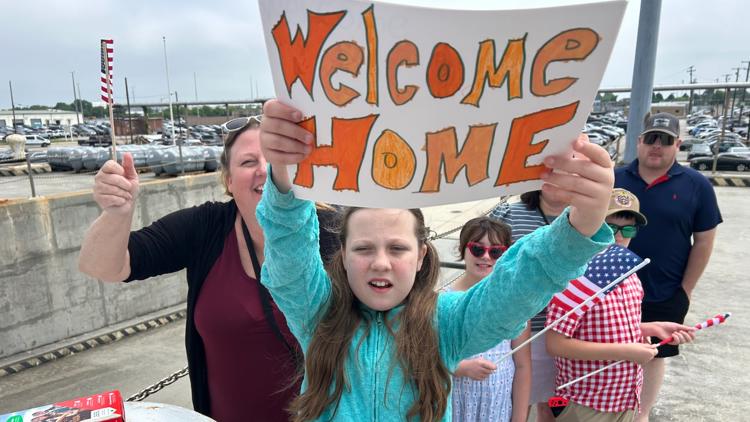 USS Normandy returns home to Naval Station Norfolk