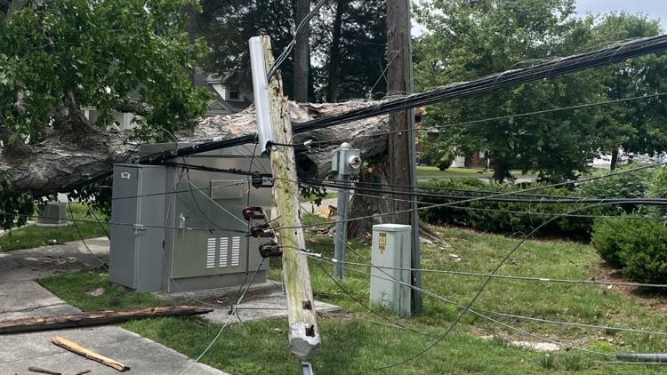 Power restored for most after Friday storms cut electricity to thousands in Hampton Roads, Northeast NC