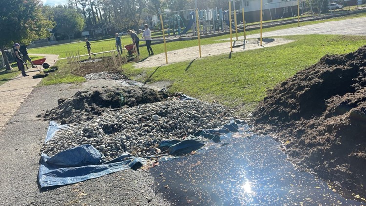 School in Norfolk is getting 50-foot 'bioswale' to combat flooding