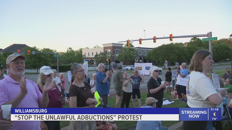 Williamsburg JCC Indivisible group hosts vigil opposing family separations