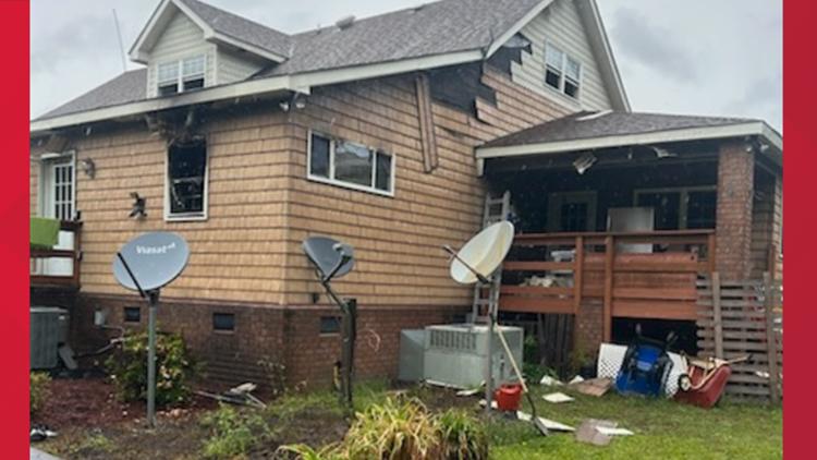 Suffolk house fire displaces two people