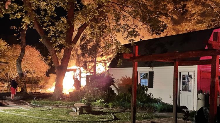 Chesapeake officials warn of traffic delays following garage fire