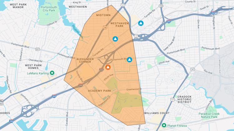 Power restored in Portsmouth after thousands report outages