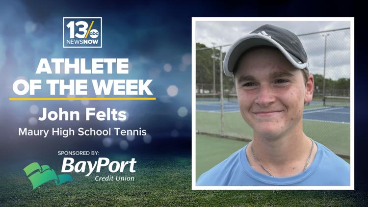 Maury's Felts brings energy, skill, and leadership to the tennis court
