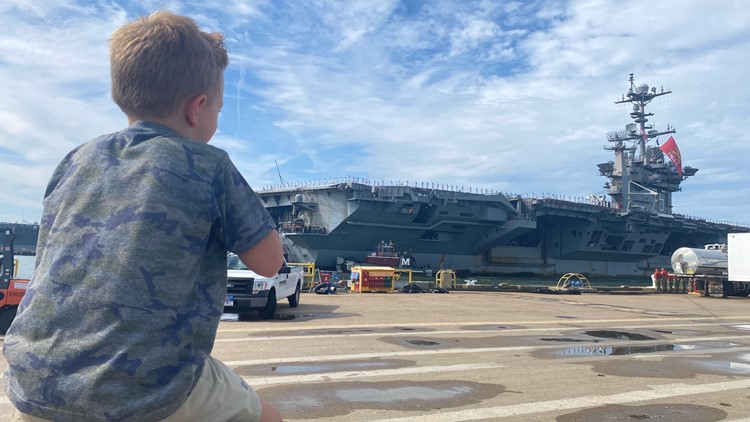 USS Truman returns to Norfolk, following 9-month deployment