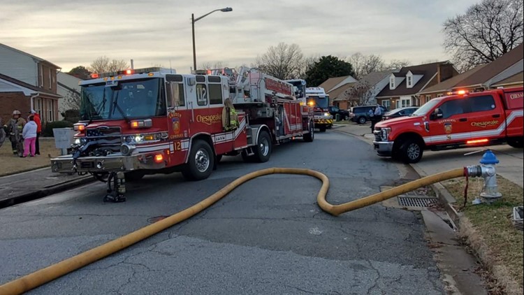 Some pets killed in Chesapeake house fire, family displaced