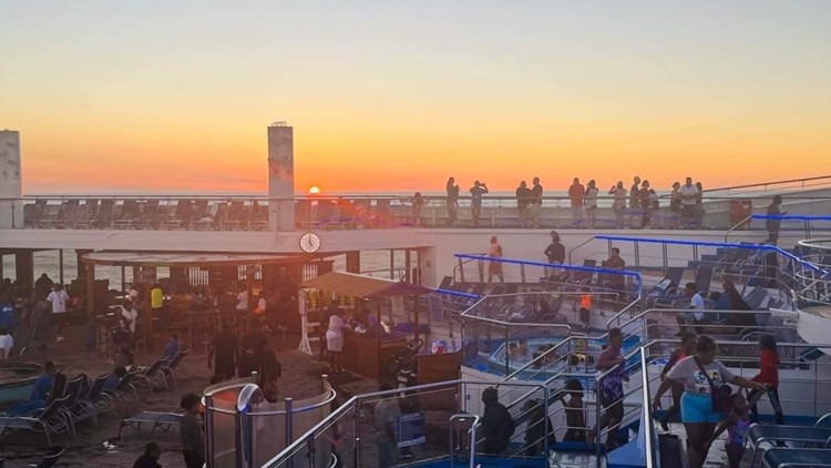 Hampton woman recalls cruise ship experience after man went overboard and survived