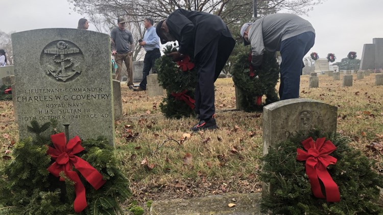 Wreaths Across America receives $14,000 donation from Taylor's Do It Center in Norfolk