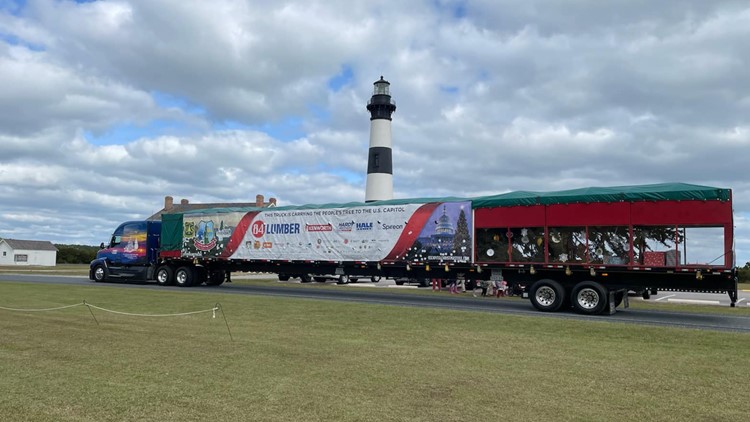 U.S. Capitol Christmas Tree makes stops in Hampton Roads, Outer Banks