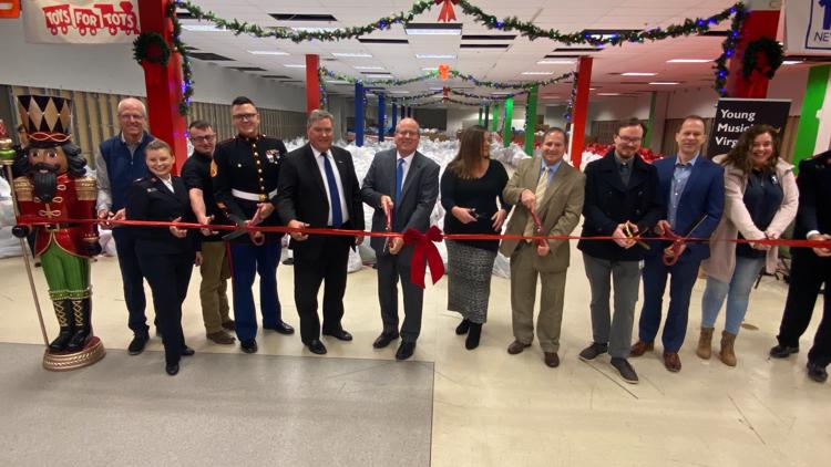 Salvation Army cuts ribbon to start distributing Angel Tree Christmas gifts
