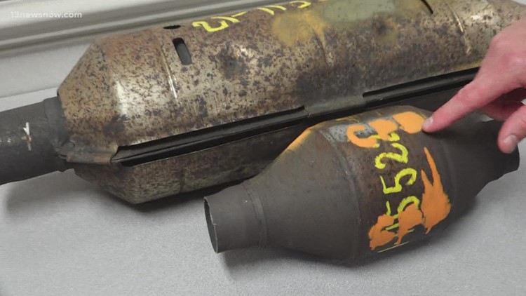 Chesapeake police fight back against catalytic converter thefts