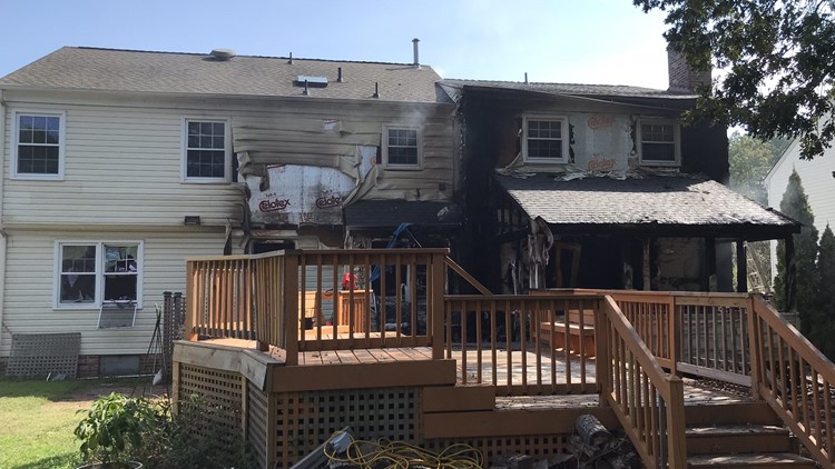 No one hurt after Hampton home on Jayne Lee Drive caught fire