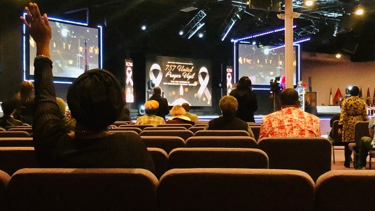 '757 United Prayer Vigil' honors Walmart shooting victims and loved ones