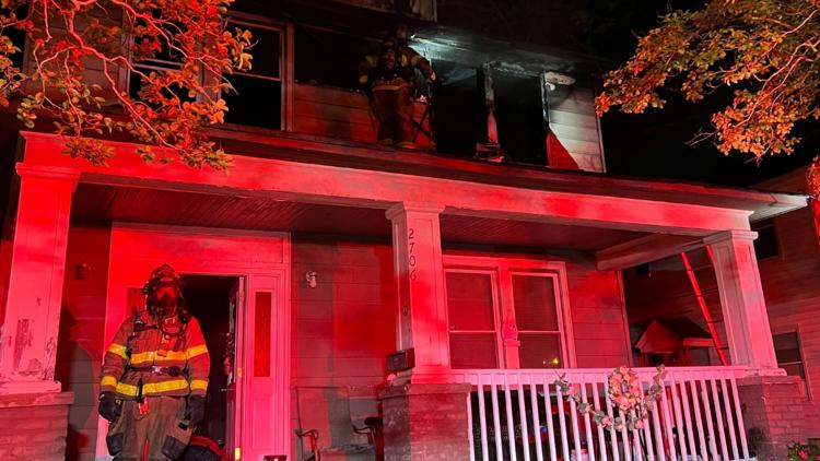 4 people, 2 cats displaced by house fire in Norfolk