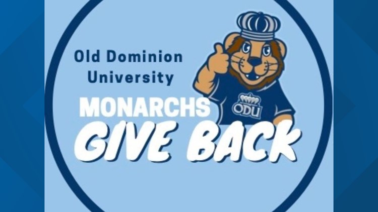 ODU organizes 'Monarchs Give Back' food drive as part of homecoming