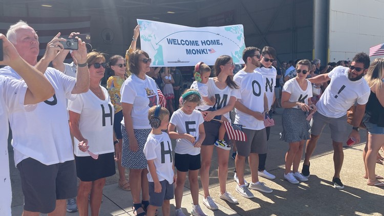 NAS Oceana welcomes home four squadrons following a nine-month deployment
