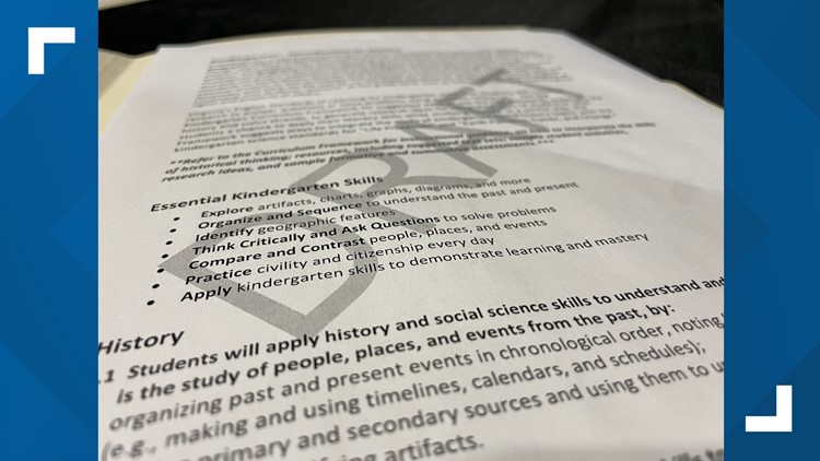 Virginia Board of Education publicly criticized in letter of disapproval over history standards