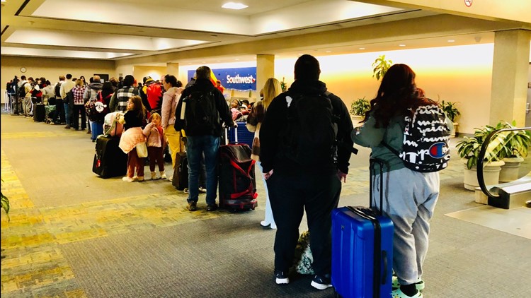 Holiday travel nightmare continues in Norfolk as more Southwest flights are canceled, delayed