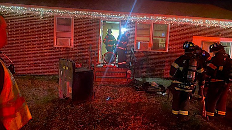 Kitchen fire in Suffolk leads to one person being taken to a hospital