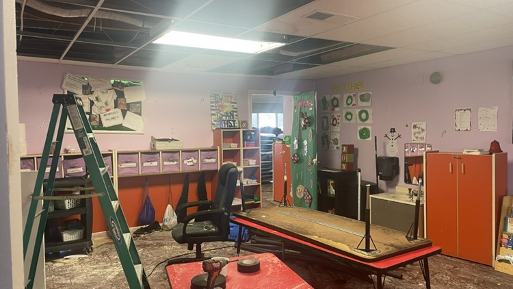 Virginia Beach daycare could close for months after pipe burst, flooding building over holiday weekend