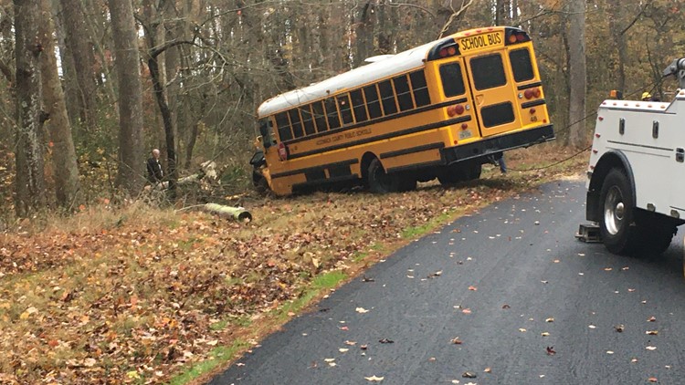 VSP: 14 children hurt after school bus crash in Accomack County