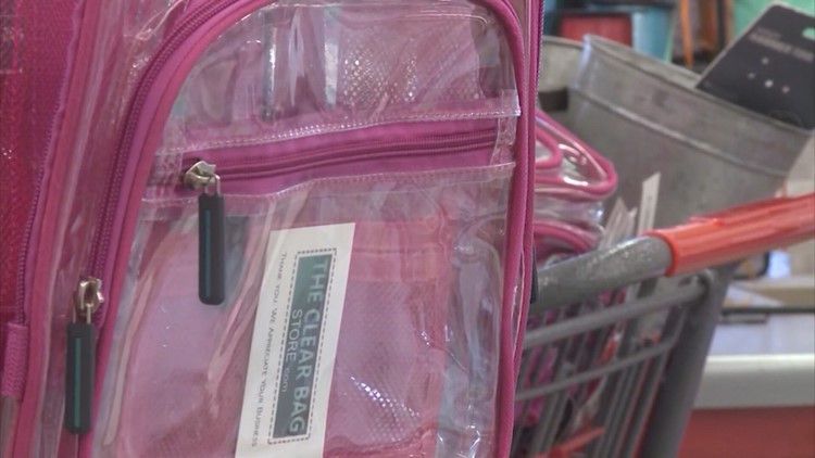 Safety first: Suffolk Public Schools begin distributing clear backpacks