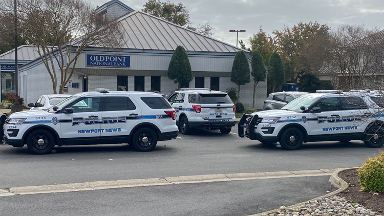 Two in custody following bank robbery in Newport News